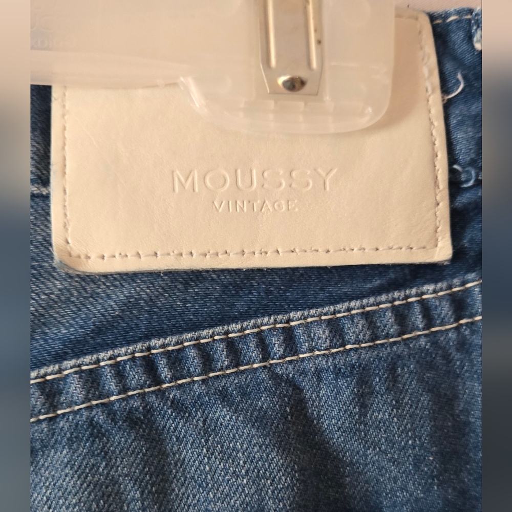 Moussy Vintage Walmore Wide straight medium wash made in Japan jeans size 28 - Picture 8 of 9